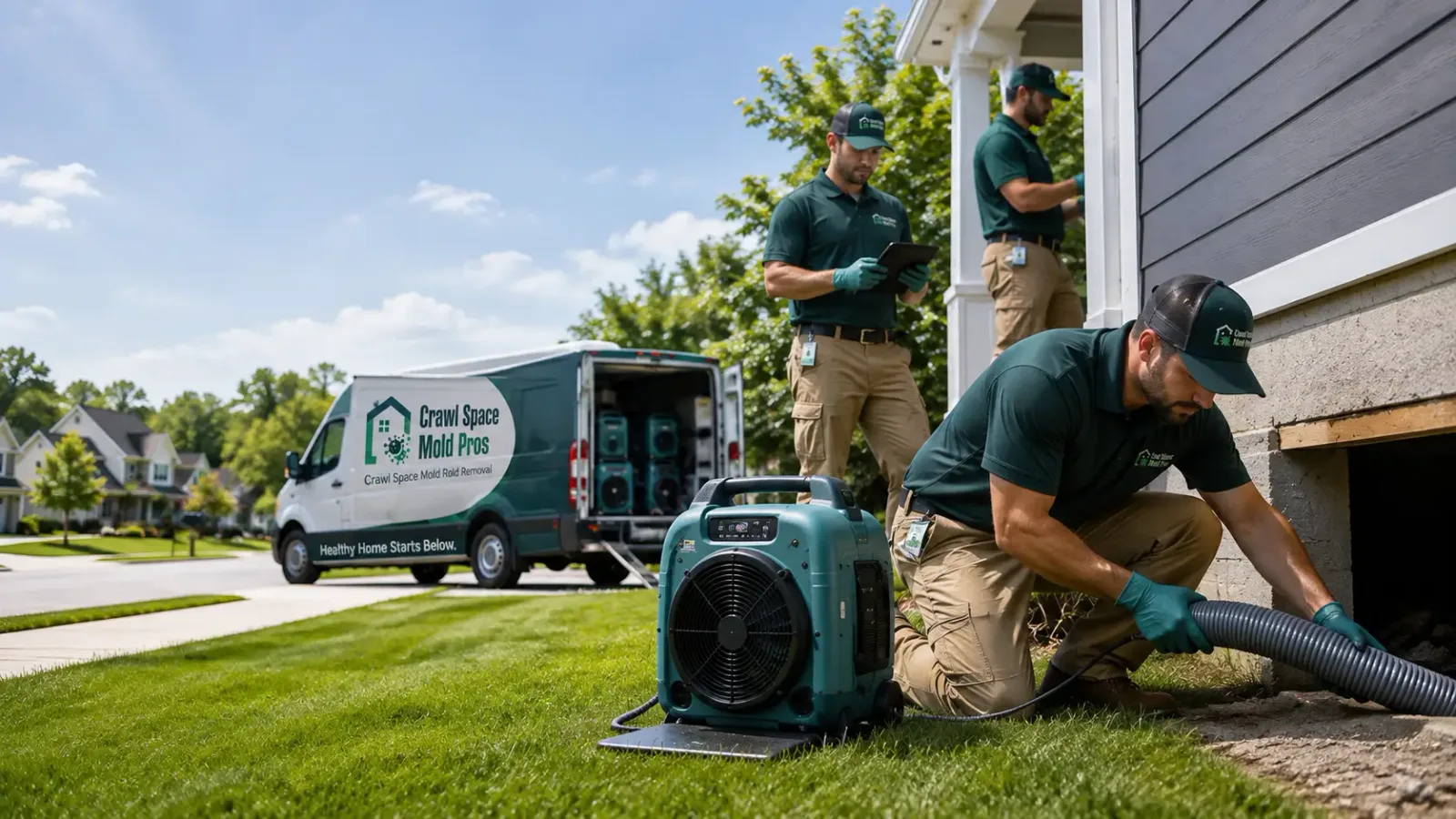 Crawl Space Mold Removal in Hilliard, OH